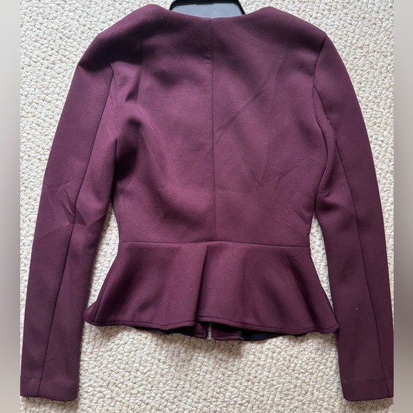 NWT peplum zippered blouse - Picture 3 of 3